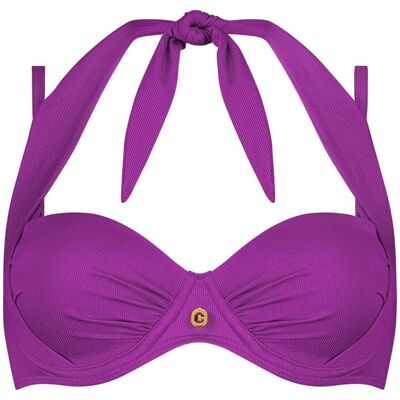 Ten Cate Beach Bikini Top Multiway Padded Wired Paars 40C female Ten Cate Beach Bikini Top Multiway Padded Wired Paars 40C female