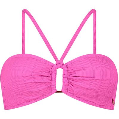 Ten Cate Beach Bikini Top Bandeau Ring Padded Roze 36 female Ten Cate Beach Bikini Top Bandeau Ring Padded Roze 36 female