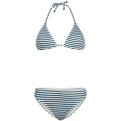 Brunotti Lollypop-stripe Bikini Dames Wit-Blauw 38 female Brunotti Lollypop-stripe Bikini Dames Wit-Blauw 38 female