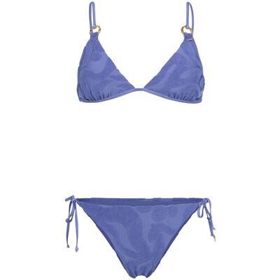 Brunotti Sunanda-jacquard Bikini Dames Blauw 36 female Brunotti Sunanda-jacquard Bikini Dames Blauw 36 female