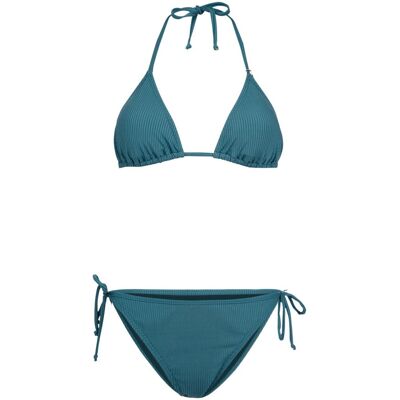 Brunotti Lolly-rib Bikini Dames Blauw-Groen 42 female Brunotti Lolly-rib Bikini Dames Blauw-Groen 42 female