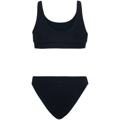 Brunotti Myla-rib Bikini Kids Zwart 152 female Brunotti Myla-rib Bikini Kids Zwart 152 female