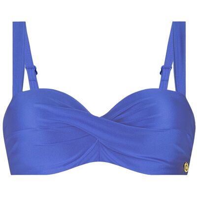 Ten Cate Beach Bikini Top Twisted Dames Blauw 40D female Ten Cate Beach Bikini Top Twisted Dames Blauw 40D female