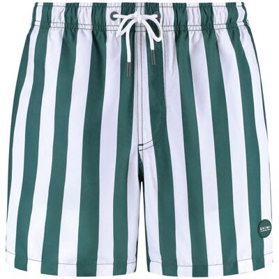 Shiwi Broad Stripe Swim Short Groen 3XL male Shiwi Broad Stripe Swim Short Groen 3XL male