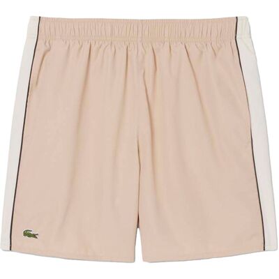 Lacoste Men's Swimming Trunks Beige M male Lacoste Men's Swimming Trunks Beige M male