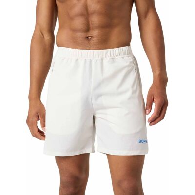 Bjorn borg Björn Borg Zip Shorts 7 Inch Wit XL male Bjorn borg Björn Borg Zip Shorts 7 Inch Wit XL male