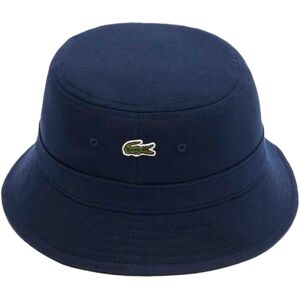 Lacoste Piqué Bucket Hoed Marine M unisex Lacoste Piqué Bucket Hoed Marine M unisex