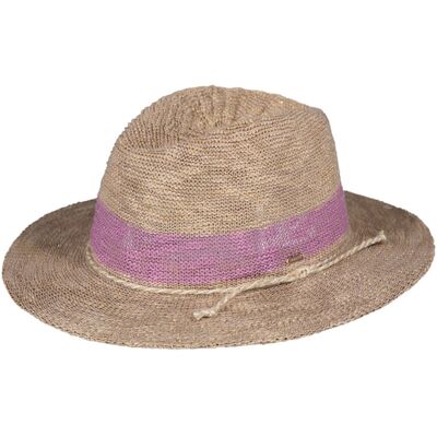 Barts Ponui Fedora Hoed Mauve ONE female Barts Ponui Fedora Hoed Mauve ONE female