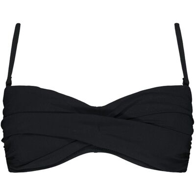 Barts Solid Twisted Bandeau Dames Zwart 36 female Barts Solid Twisted Bandeau Dames Zwart 36 female