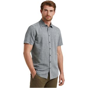 Pme Legend Short Sleeve Shirt Linen Blauw L male Pme Legend Short Sleeve Shirt Linen Blauw L male