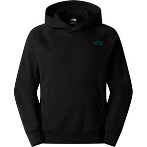 The North Face Raglan Box Tailgrid Hoodie Zwart M male The North Face Raglan Box Tailgrid Hoodie Zwart M male