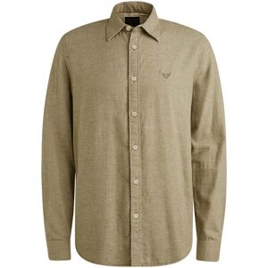 Pme Legend Long Sleeve Shirt Yarn Dyed Grindle Groen M male Pme Legend Long Sleeve Shirt Yarn Dyed Grindle Groen M male