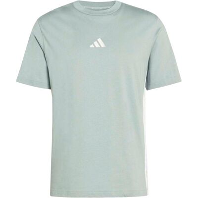 Adidas 3-stripes Cotton T-shirt Groen 3XL male Adidas 3-stripes Cotton T-shirt Groen 3XL male