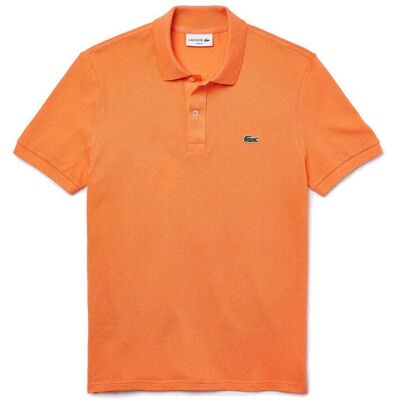 Lacoste Heren S/s Polo Oranje S male Lacoste Heren S/s Polo Oranje S male