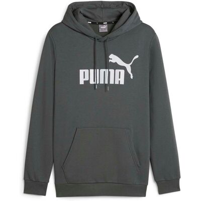 Puma Essentials Big Logo Hoodie Grijs S male Puma Essentials Big Logo Hoodie Grijs S male