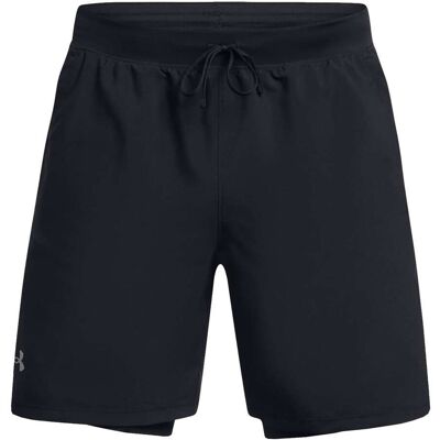 Under Armour Launch 2-in-1 Shorts - Lichtgewicht, Steun, 7 inch Under Armour Launch 2-in-1 Shorts - Lichtgewicht, Steun, 7 inch