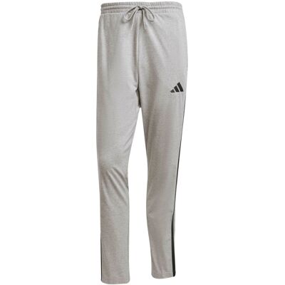 Adidas Essentials 3-stripes Single Jersey Heren Grijs S male Adidas Essentials 3-stripes Single Jersey Heren Grijs S male
