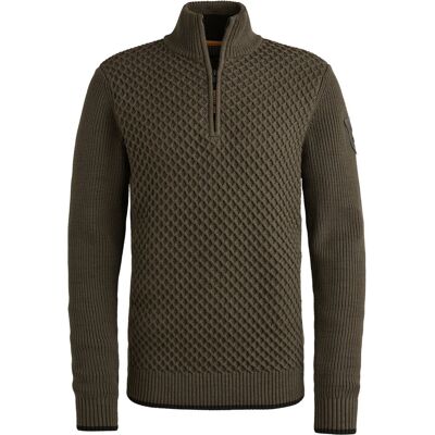 Pme Legend Half Zip Collar Donker-Groen L male Pme Legend Half Zip Collar Donker-Groen L male