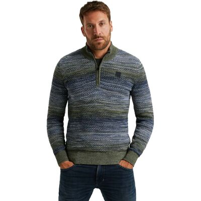 Pme Legend Half Zip Collar Colormix Indigo XXL male Pme Legend Half Zip Collar Colormix Indigo XXL male