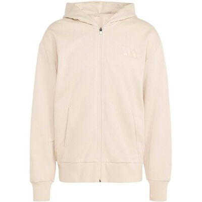 Adidas All Season Fleece Hoodie Beige S male Adidas All Season Fleece Hoodie Beige S male