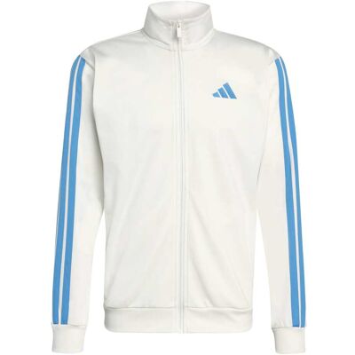Adidas 3 Stripes Trainingsjack Off-White L male Adidas 3 Stripes Trainingsjack Off-White L male