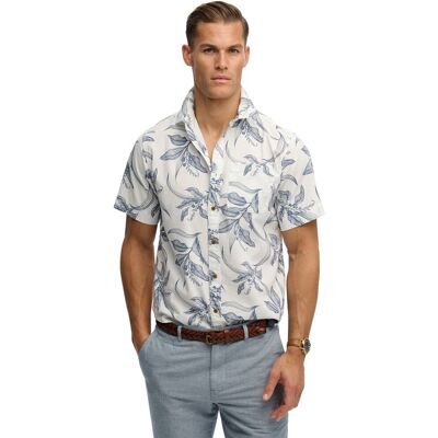 Superdry Vintage Loom Overhemd Wit L male Superdry Vintage Loom Overhemd Wit L male