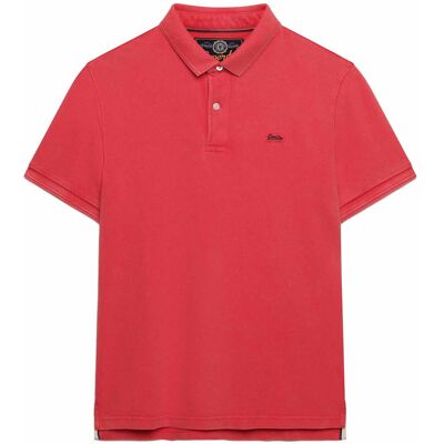 Superdry Classic Pique Polo Rood XXL male Superdry Classic Pique Polo Rood XXL male