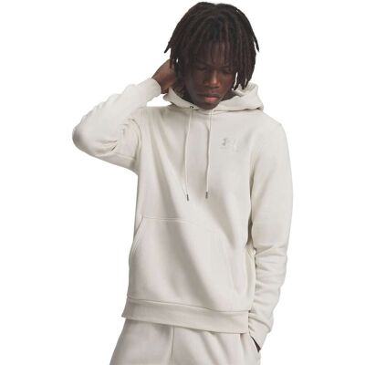 Under Armour Icon Fleece Hoodie Heren Wit XXL male Under Armour Icon Fleece Hoodie Heren Wit XXL male