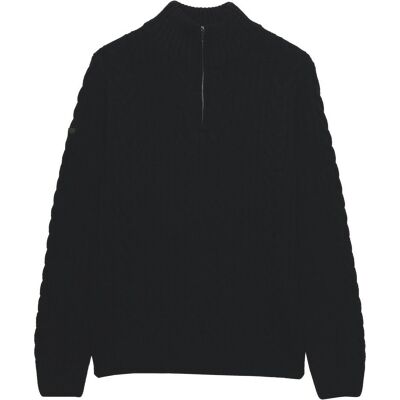 Superdry Jacob Cable Half Zip Knit Marine M male Superdry Jacob Cable Half Zip Knit Marine M male