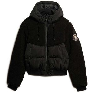 Superdry Everest Bomber Hybrid Jacket Dames Zwart 38 female Superdry Everest Bomber Hybrid Jacket Dames Zwart 38 female
