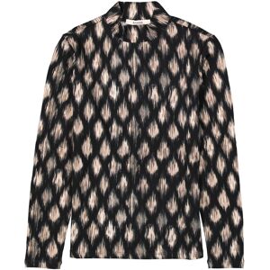 Garcia Print Longsleeve Tee Dames Zwart L female Garcia Print Longsleeve Tee Dames Zwart L female