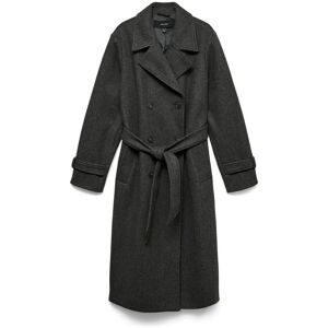 Vero Moda Fortunevega Long Trenchcoat Antraciet L female Vero Moda Fortunevega Long Trenchcoat Antraciet L female