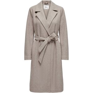 Only Alvilda Life Wrap Coat Taupe XS female Only Alvilda Life Wrap Coat Taupe XS female