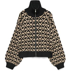 Vero Moda Highneck Zipper bomber Jack Zwart M female Vero Moda Highneck Zipper bomber Jack Zwart M female