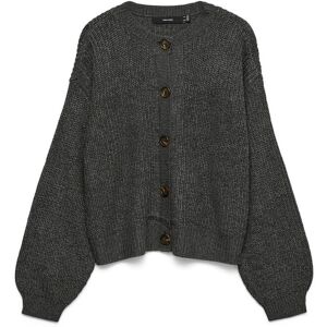 Vero Moda Lea O-neck Cardigan Antraciet M female Vero Moda Lea O-neck Cardigan Antraciet M female