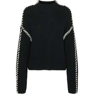 Vero Moda New Cream Pullover Zwart S female Vero Moda New Cream Pullover Zwart S female