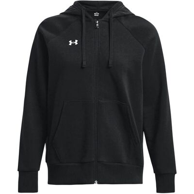 Under Armour Rival Fleece Full-zip Hoodie Zwart L female Under Armour Rival Fleece Full-zip Hoodie Zwart L female