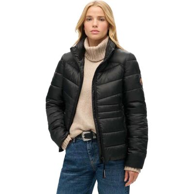 Superdry Fuji Padded Jacket Zwart 38 female Superdry Fuji Padded Jacket Zwart 38 female