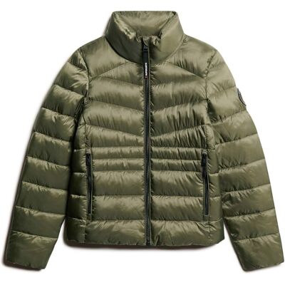 Superdry Fuji Padded Jacket Olijf 36 female Superdry Fuji Padded Jacket Olijf 36 female
