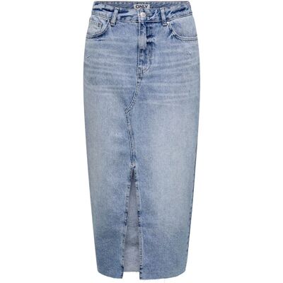Only Lella Denim Rok Lichtblauw XS female Only Lella Denim Rok Lichtblauw XS female