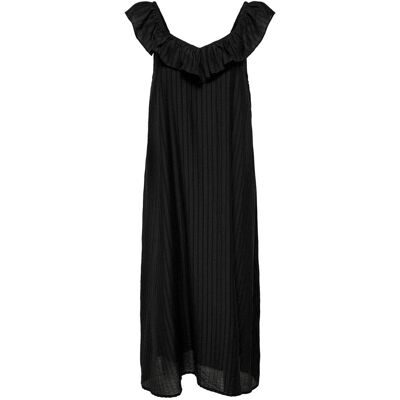 Jacqueline De Yong Aurora Midi Dress Zwart L female Jacqueline De Yong Aurora Midi Dress Zwart L female