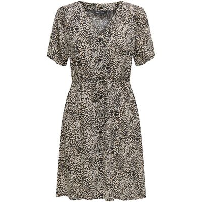 Only Evida Jurk Wit-Zwart M female Only Evida Jurk Wit-Zwart M female