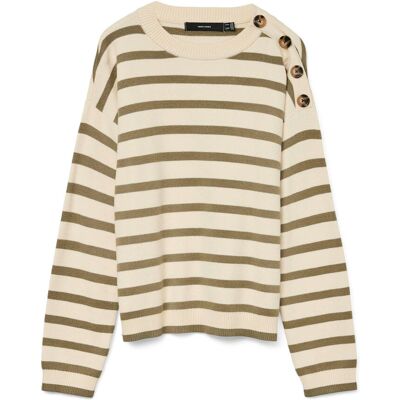 Vero Moda Saba Pullover Wit XL female Vero Moda Saba Pullover Wit XL female