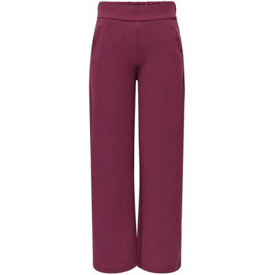 Jacqueline De Yong Louisville Catia Life Wide Pant Wijnrood XS/"32 female Jacqueline De Yong Louisville Catia Life Wide Pant Wijnrood XS/"32 female