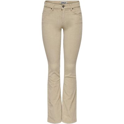 Only Mary Global Flared Pant Beige 36/"30 female Only Mary Global Flared Pant Beige 36/"30 female