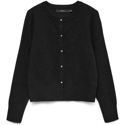 Vero Moda Kacy O-neck Cardigan Zwart S female Vero Moda Kacy O-neck Cardigan Zwart S female