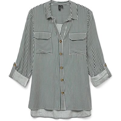 Vero Moda Bumpy Overhemd Bruin XS female Vero Moda Bumpy Overhemd Bruin XS female