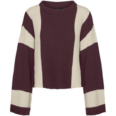 Vero Moda Gigi Pullover Wijnrood M female Vero Moda Gigi Pullover Wijnrood M female