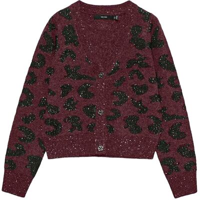 Vero Moda Zuzu Cardigan Wijnrood M female Vero Moda Zuzu Cardigan Wijnrood M female