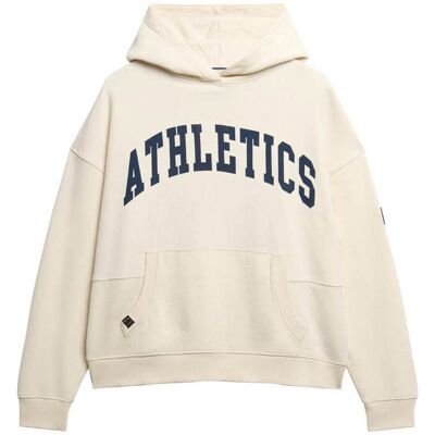 Superdry Athletic Ess Relaxed Hood Off-White 36 female Superdry Athletic Ess Relaxed Hood Off-White 36 female